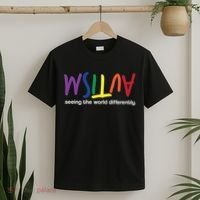 Autism Seeing The World Differently T-Shirt thumb 2