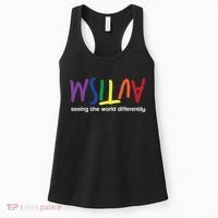 Autism Seeing The World Differently Women's Tank Top thumb 0