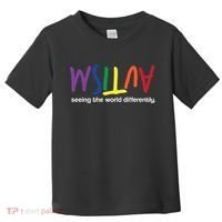 Autism Seeing The World Differently Toddler T-Shirt thumb 0