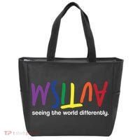 Autism Seeing The World Differently Tote Bag thumb 0