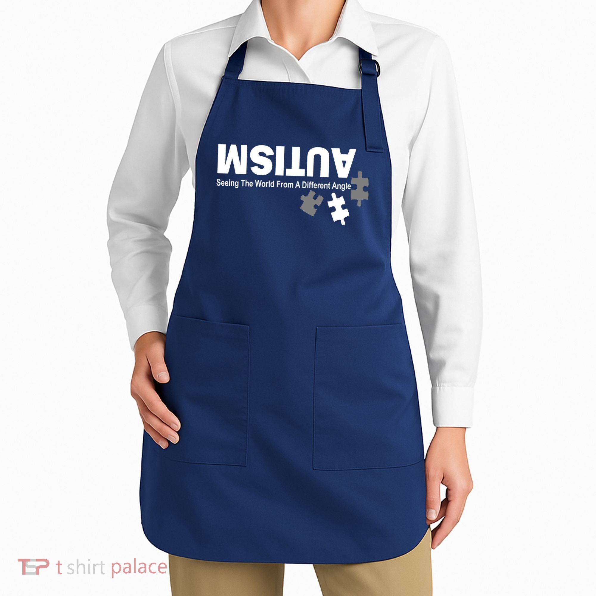 Autism Seeing The World From A Different Angle Apron