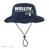 Autism Seeing The World From A Different Angle Bucket Hat thumb 0