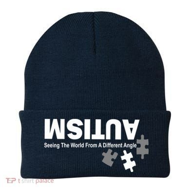 Autism Seeing The World From A Different Angle Beanie