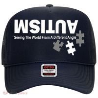 Autism Seeing The World From A Different Angle Hat thumb 0