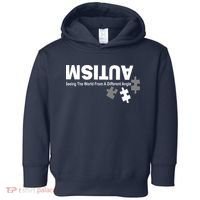 Autism Seeing The World From A Different Angle Toddler Hoodie thumb 0