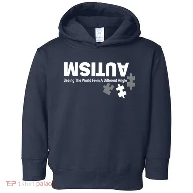 Autism Seeing The World From A Different Angle Toddler Hoodie