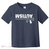 Autism Seeing The World From A Different Angle Toddler T-Shirt thumb 0