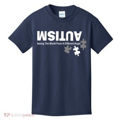 Autism Seeing The World From A Different Angle Kids T-Shirt