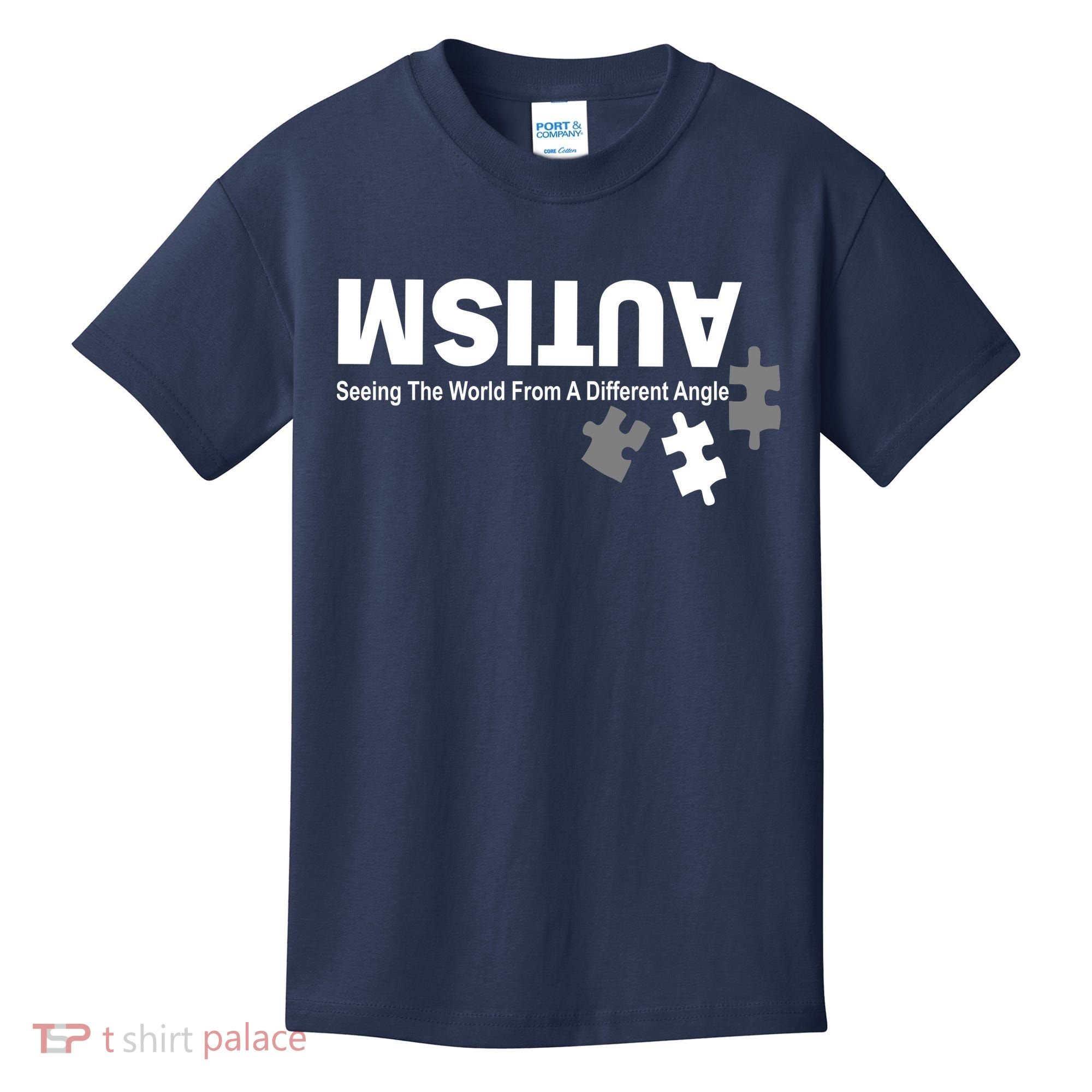 Autism Seeing The World From A Different Angle Kids T-Shirt