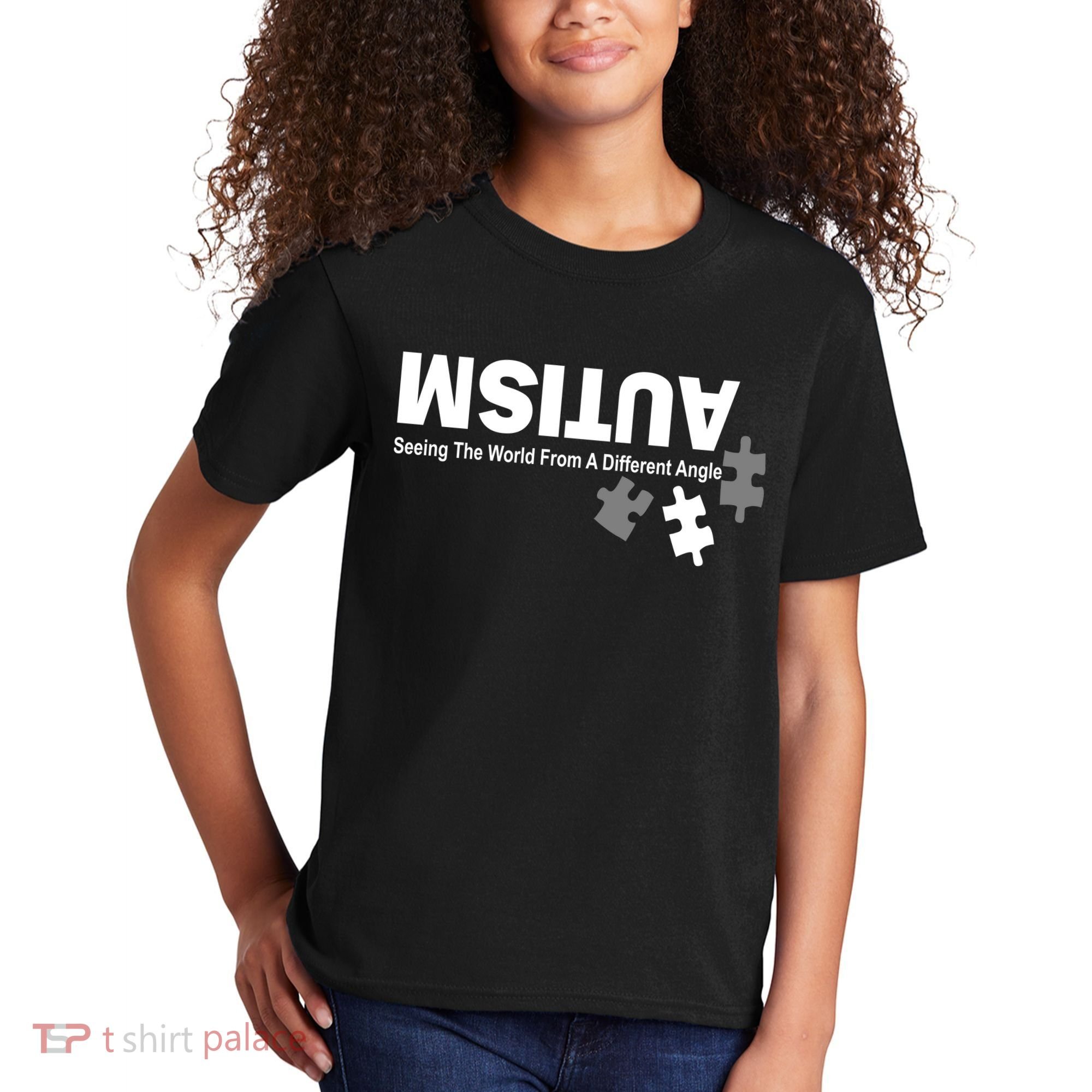 Autism Seeing The World From A Different Angle Kids T-Shirt