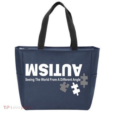 Autism Seeing The World From A Different Angle Tote Bag