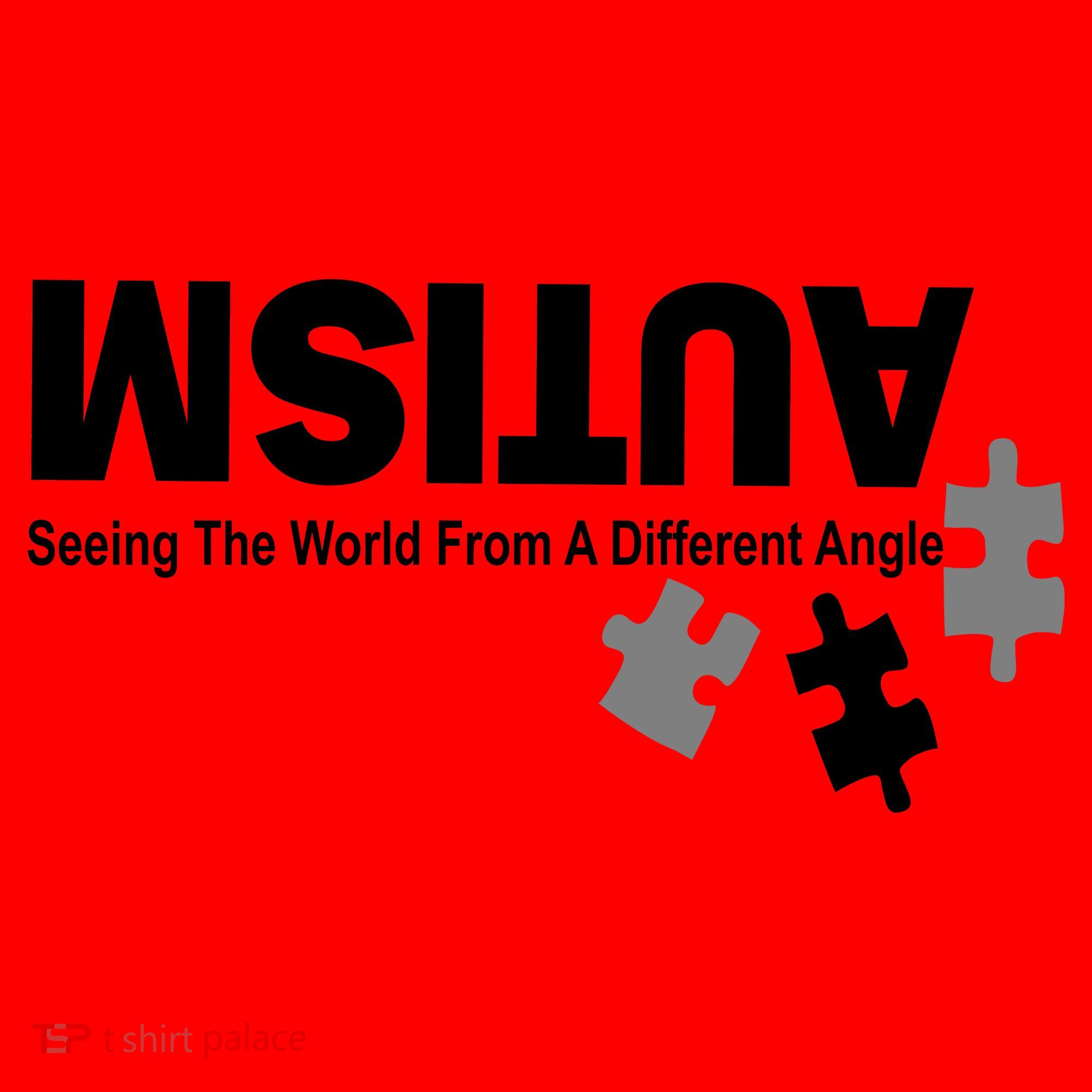 Autism Seeing The World From A Different Angle Santa Hat