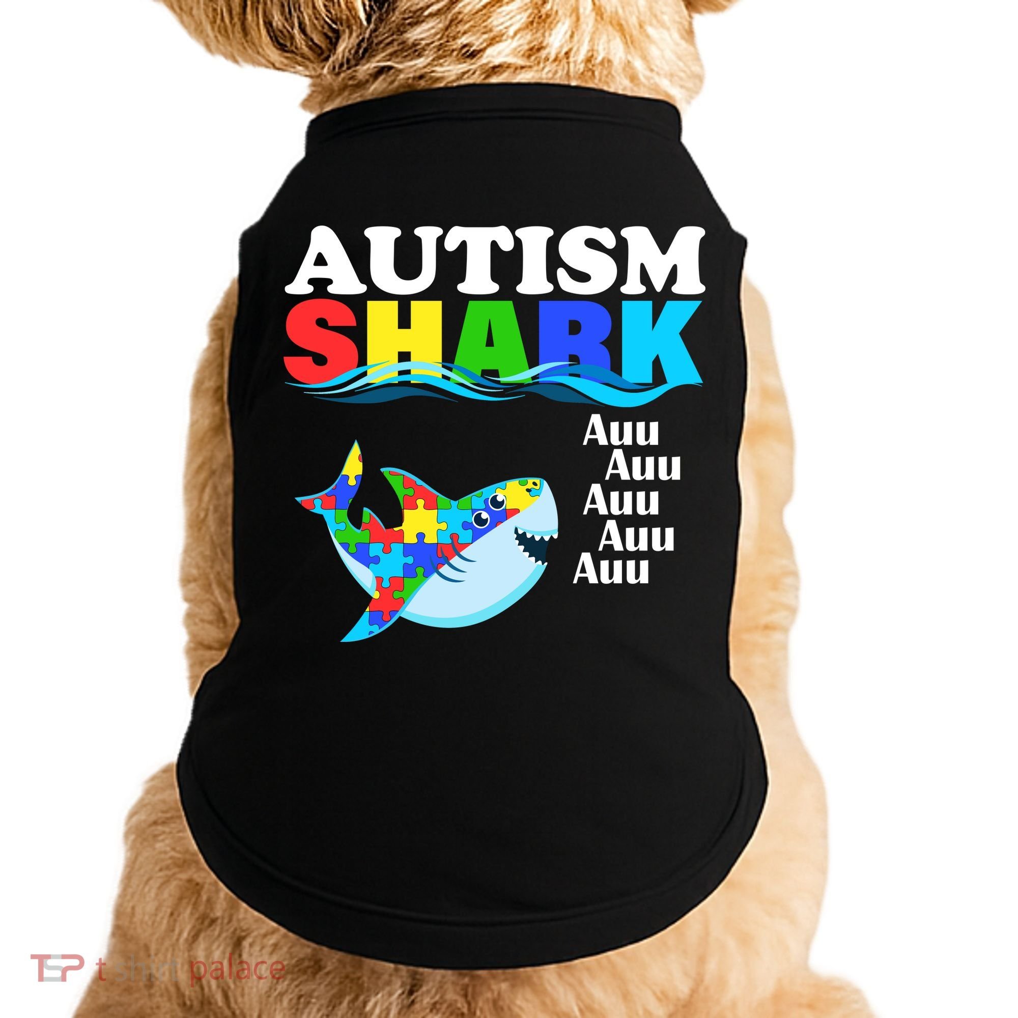Autism Shark Doggie Tank