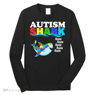 Autism Shark Long Sleeve Shirt