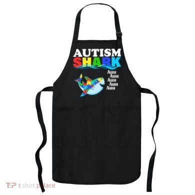 Autism Shark Apron