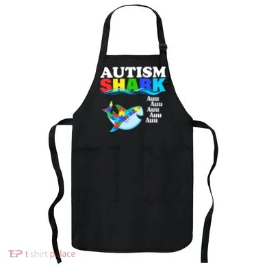 Autism Shark Apron