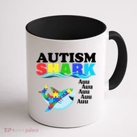 Autism Shark Coffee Mug thumb 1