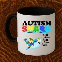 Autism Shark Coffee Mug thumb 2