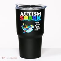 Autism Shark Tumbler thumb 0