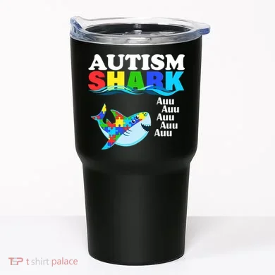 Autism Shark Tumbler