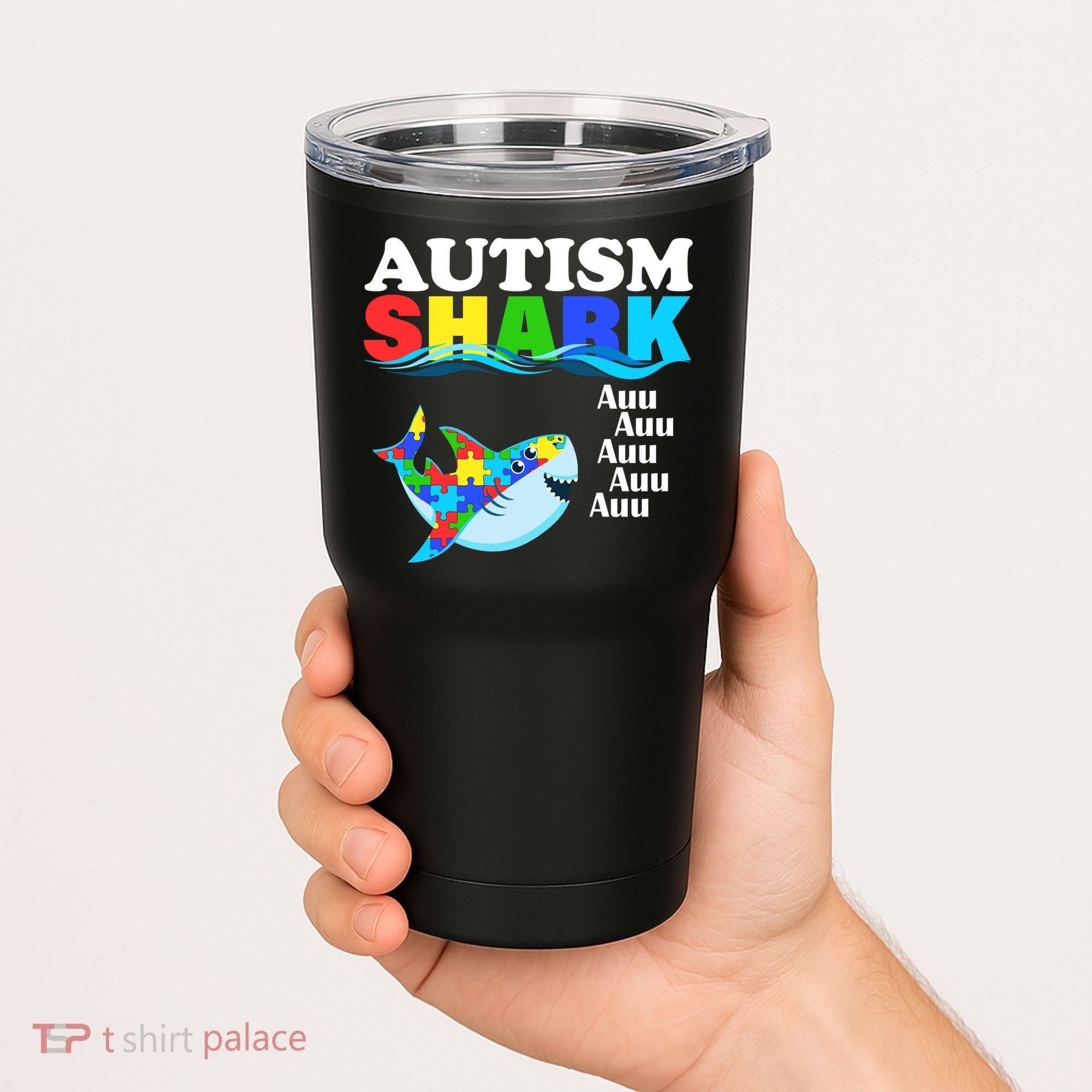 Autism Shark Tumbler
