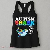 Autism Shark Women's Tank Top thumb 3