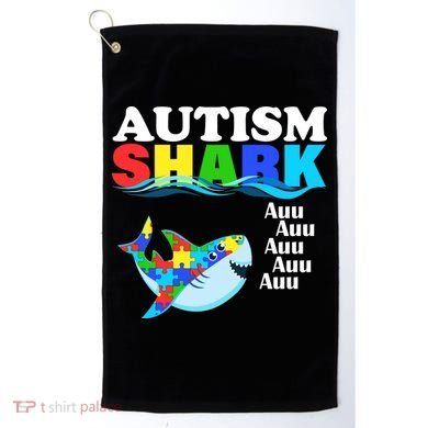 Autism Shark Golf Towel