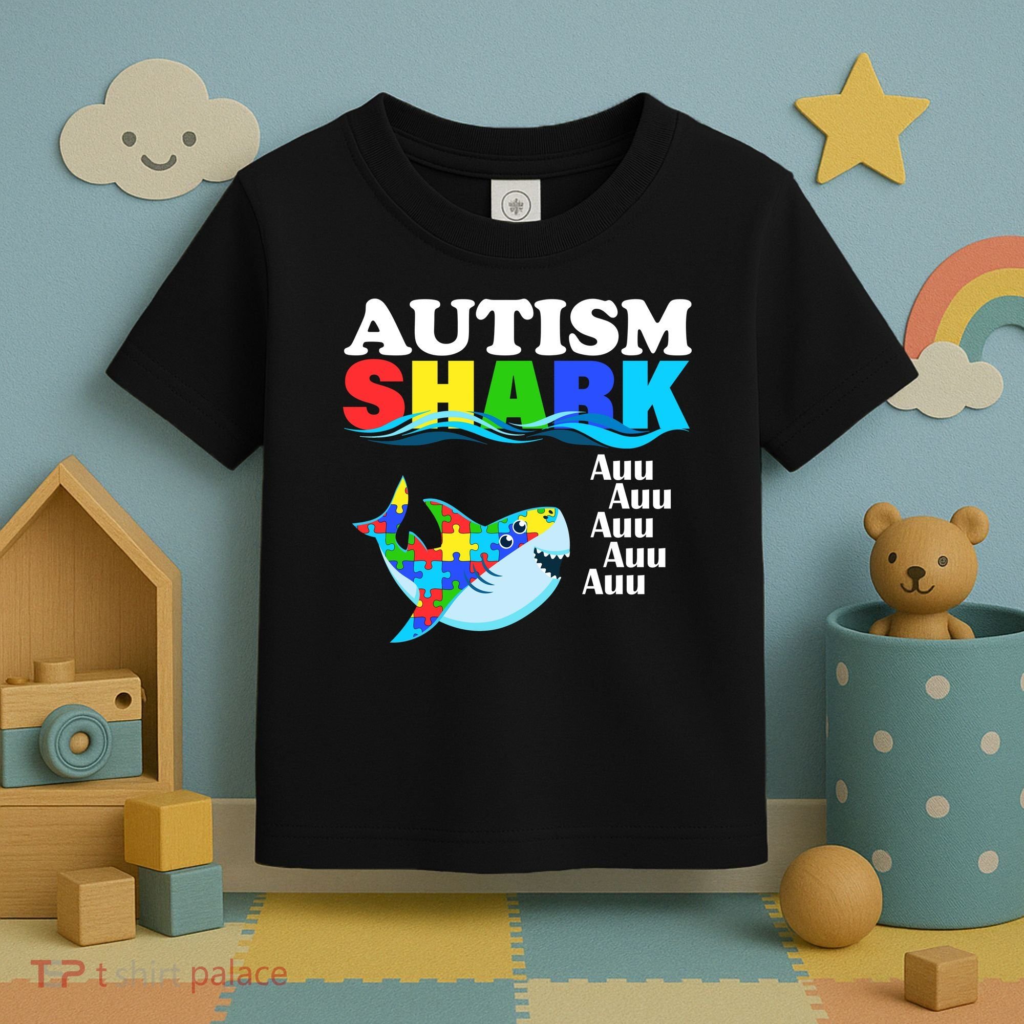 Autism Shark Toddler T-Shirt
