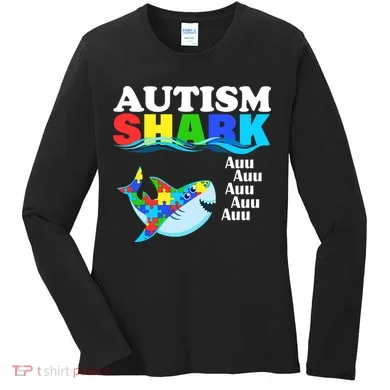 Autism Shark Women's Long Sleeve Shirt