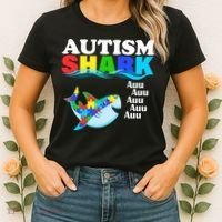Autism Shark Women's T-Shirt thumb 2