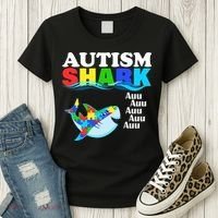Autism Shark Women's T-Shirt thumb 3