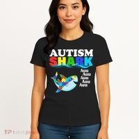 Autism Shark Women's T-Shirt thumb 4