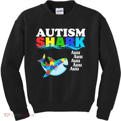 Autism Shark Kids Sweatshirt