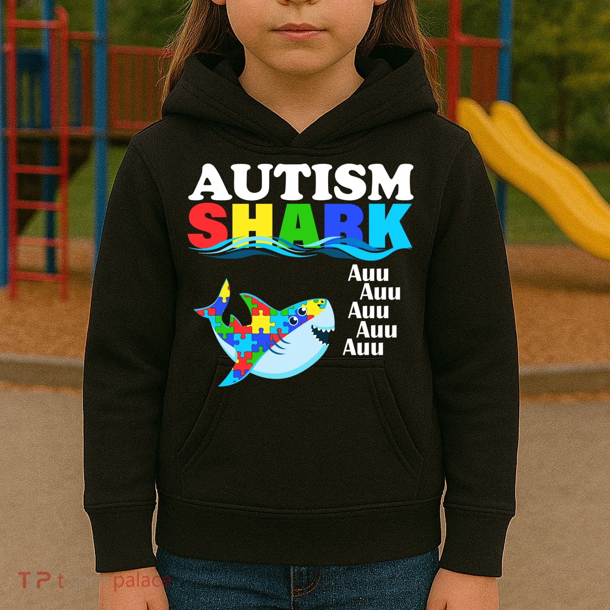 Autism Shark Kids Hoodie