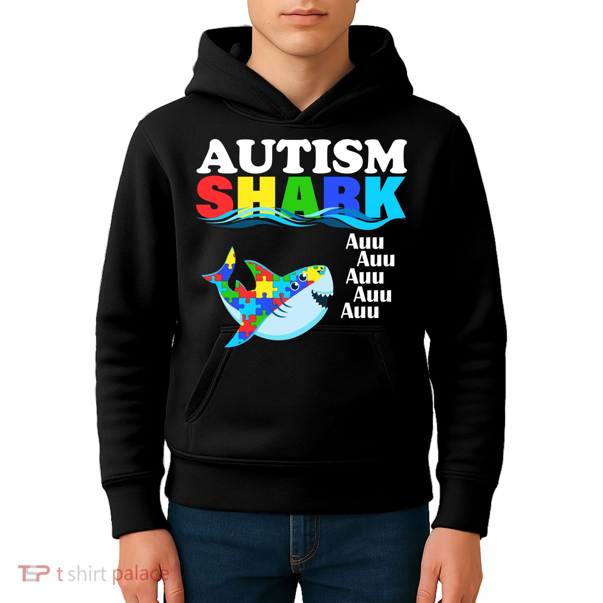 Autism Shark Kids Hoodie