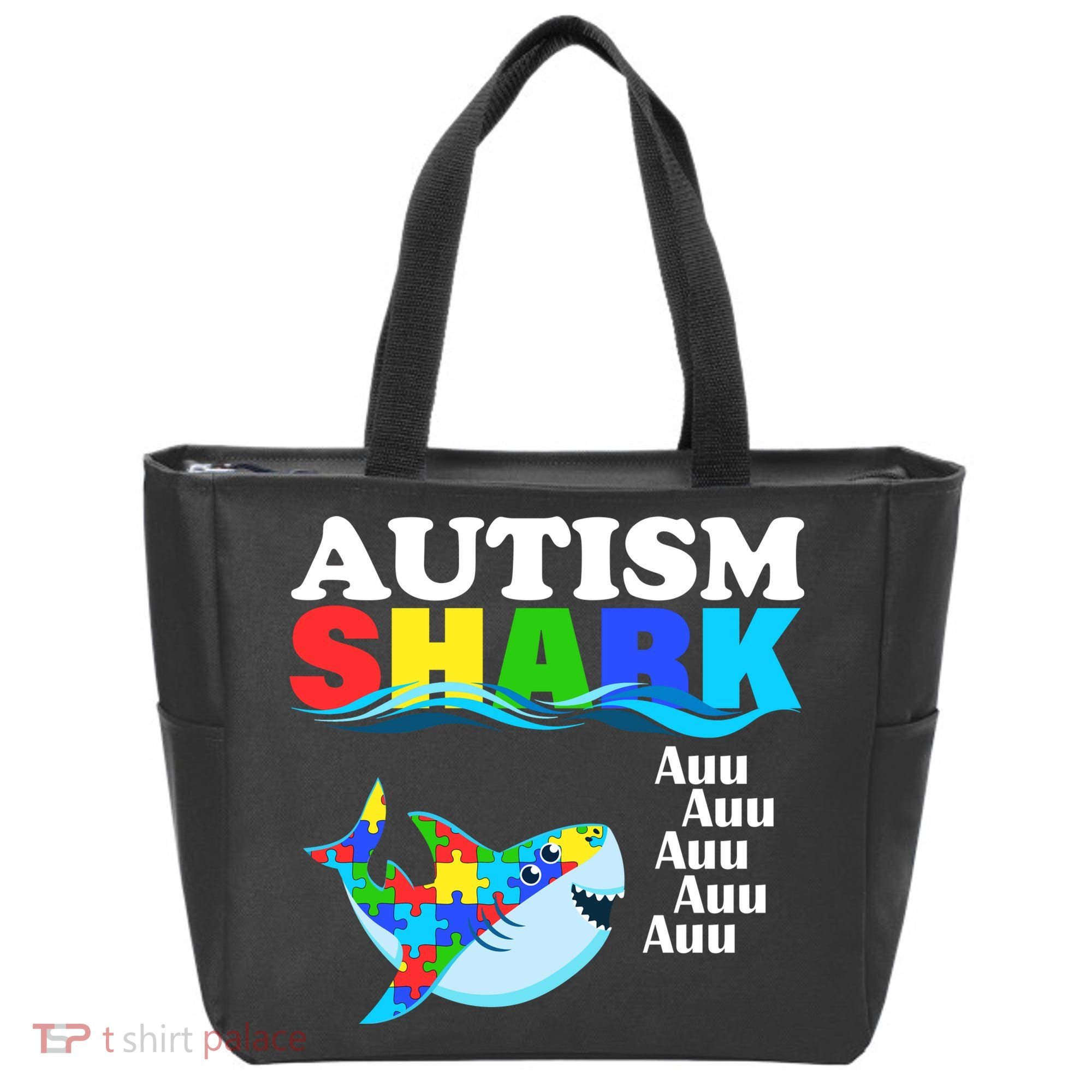 Autism Shark Tote Bag