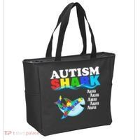 Autism Shark Tote Bag thumb 2