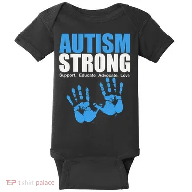 Autism Strong Baby Bodysuit