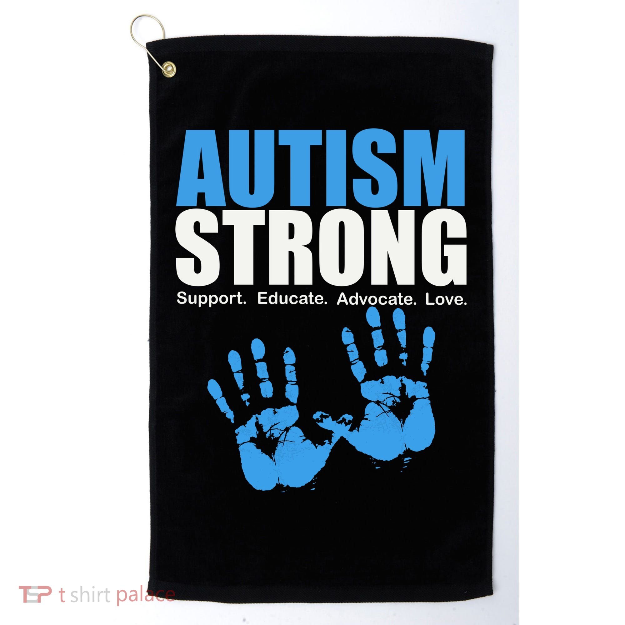 Autism Strong Golf Towel