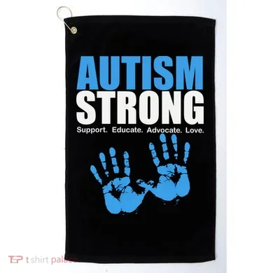 Autism Strong Golf Towel