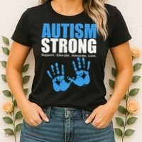 Autism Strong Women's T-Shirt thumb 2