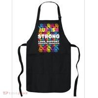 Autism Strong Handprints Love Support Apron thumb 0