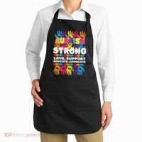 Autism Strong Handprints Love Support Apron thumb 2