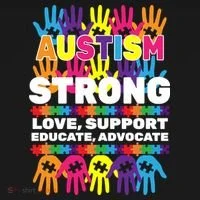 Autism Strong Handprints Love Support Bucket Hat thumb 4