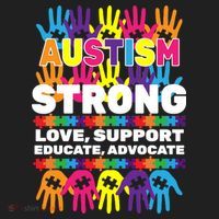 Autism Strong Handprints Love Support Tumbler thumb 3