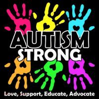 Autism Strong Love Support Educate Advocate Ornament thumb 1
