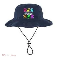 Autism Strong Love Support Educate Advocate Bucket Hat thumb 0