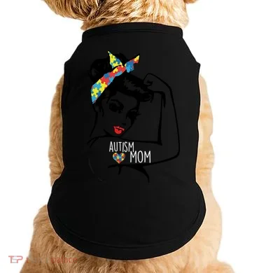 Autism Strong Mom Doggie Tank