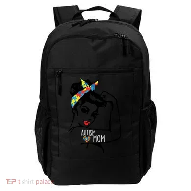 Autism Strong Mom Backpack