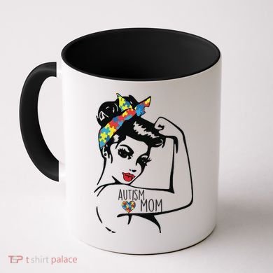Autism Strong Mom Coffee Mug